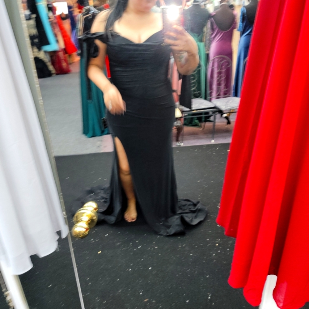 Black formal dress